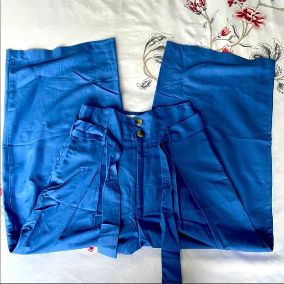 NWT UO blue wide leg pants - Picture 7 of 15